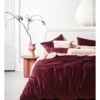 Luxury Velvet Bedlinen Range Merlot -Linen House Shop 900779410 1 720x928