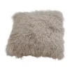 Naturally Sheepskins Long Wool Mongolian Sheepskin Cushion Cover Grey -Linen House Shop 906854950 1 720x928
