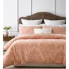 Heritage Pepita Quilt Cover Set In Blush