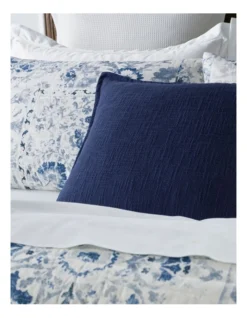 Heritage Aurelia Quilt Cover Set In Blue/White -Linen House Shop 911602630 3 720x928
