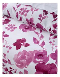Heritage Mykalis Floral Print Quilt Cover Set In Purple/White -Linen House Shop 913366720 913362220 3 720x928