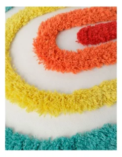 Tufted Rainbow Cushion In Multi: 45x45 Cm -Linen House Shop 913970260 2 1 720x928