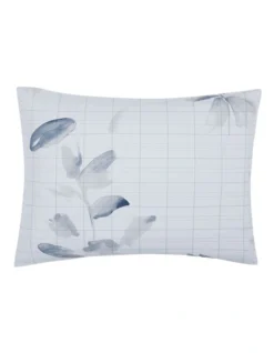 Calvin Klein Shadow Grid Floral Quilt Cover Set In Grey 12 Calvin Klein Shadow Grid Floral Quilt Cover Set In Grey -Linen House Shop 919027900 5 1 720x928