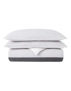 Calvin Klein Jersey Percale Quilt Cover Set In Charcoal 11 Calvin Klein Jersey Percale Quilt Cover Set In Charcoal -Linen House Shop 919028170 3 720x928