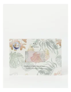 AMCS X Art Series Sunshine Coast Silk Fronted Pillowcase Pack In Assorted