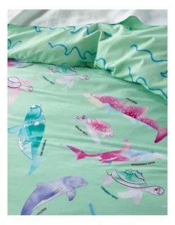 AMCS X Art Series Under The Ocean Quilt Cover Set In Multi -Linen House Shop 919804060 3 720x928