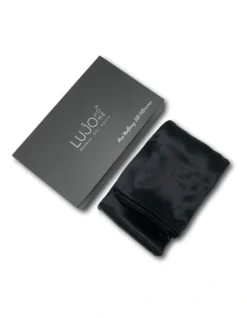 Silk Pillowcase Mulberry 19 Momme Black