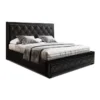 Tiyo Gas Lift Bed Frame Queen In Black -Linen House Shop 925145380 1 720x928