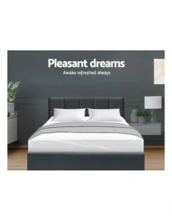 Tino Wooden Fabric Bed Base Double In Charcoal 14 Tino Wooden Fabric Bed Base Double In Charcoal -Linen House Shop 925146280 6 720x928