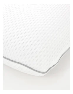 Charcoal Memory Foam Pillow In White -Linen House Shop 925523020 5 1 720x928