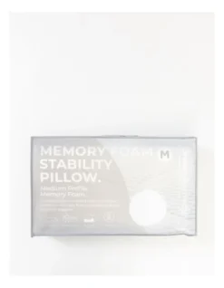 Memory Foam Contour Pillow In White