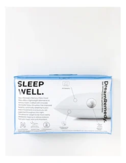 Memory Fibre Pillow Soft/Medium In White -Linen House Shop 925523560 3 2 720x928