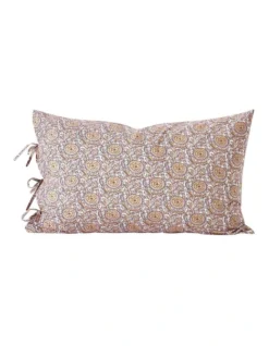 Jaipur Standard Pillowcase In Rosewater/Merlot