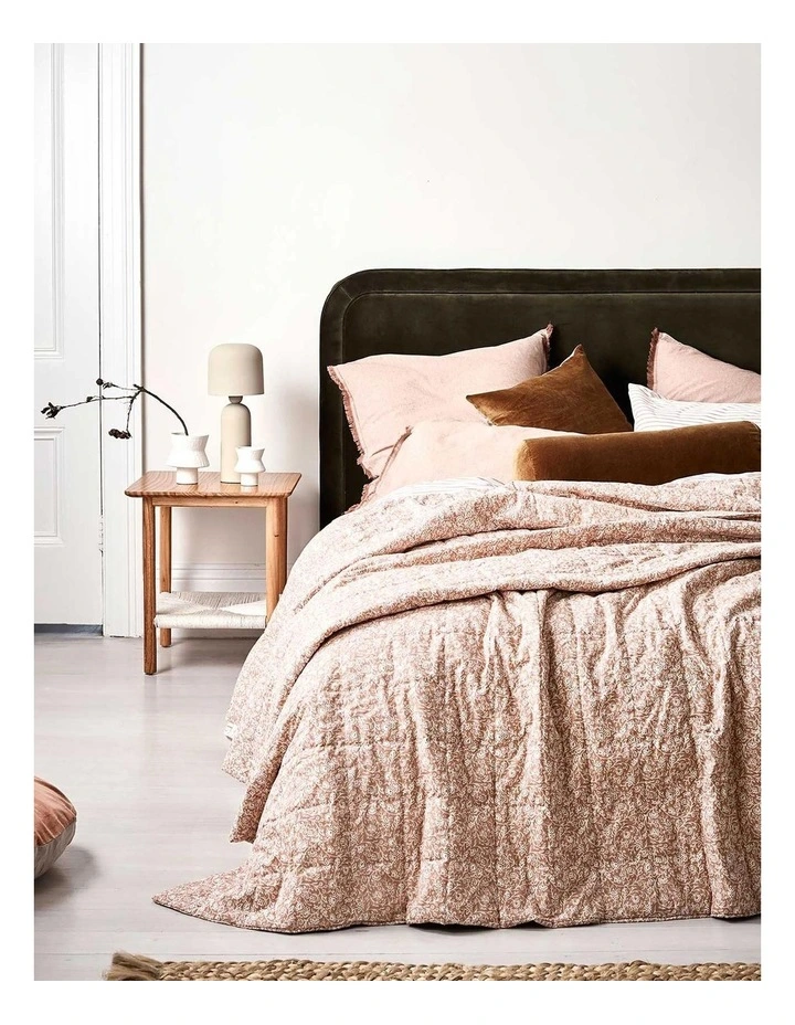 Varanasi European Pillowcase In Hazelnut 4 Varanasi European Pillowcase In Hazelnut - Image 2