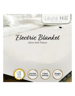 Heated Electric Blanket Single In White 9 Heated Electric Blanket Single In White -Linen House Shop 928268110 2 720x928
