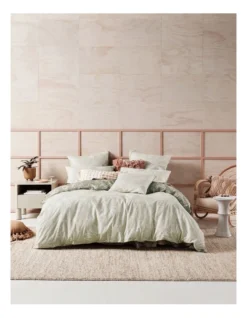 Linen House Adley Quilt Cover Set In Eucalyptus -Linen House Shop 929580310 3 720x928