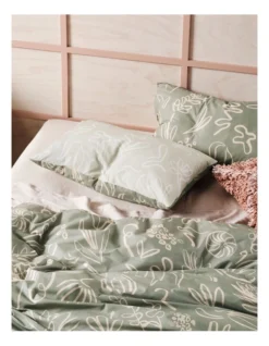 Linen House Adley Quilt Cover Set In Eucalyptus -Linen House Shop 929580310 5 720x928