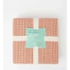Cotton Waffle Blanket In Blush 2 Cotton Waffle Blanket In Blush -Linen House Shop 934134850 934135480 1 720x928