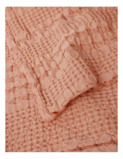 Cotton Waffle Blanket In Blush -Linen House Shop 934134850 934135480 3 720x928