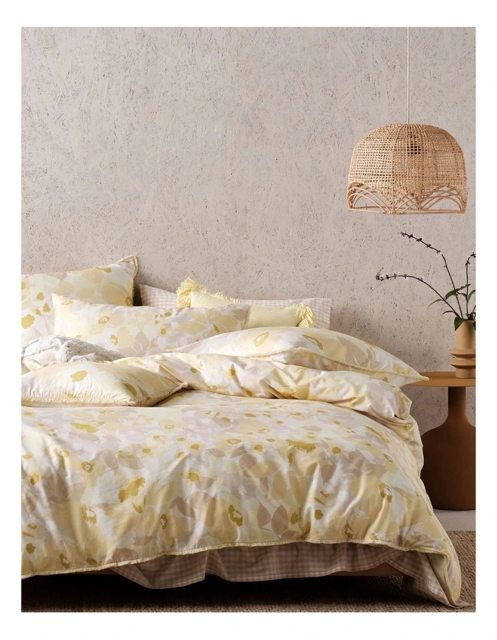Linen House Daffodil Quilt Cover Set In Yellow 3 Linen House Daffodil Quilt Cover Set In Yellow