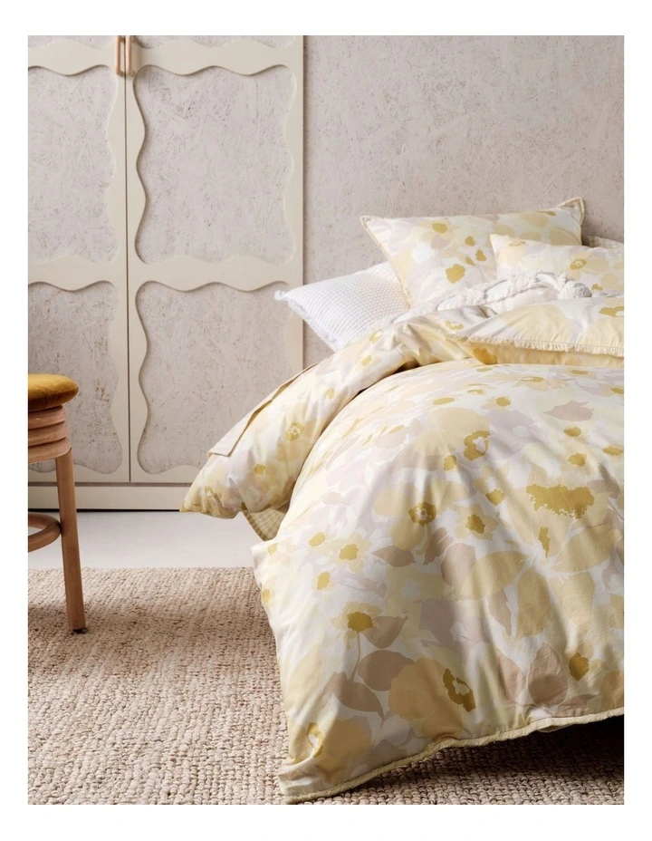 Linen House Daffodil Quilt Cover Set In Yellow 5 Linen House Daffodil Quilt Cover Set In Yellow - Image 3