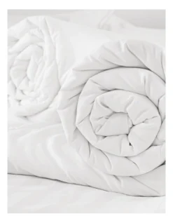 Luxe Super Wash Wool With Bamboo All Seasons Quilt In White -Linen House Shop 936740530 3 720x928