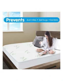Laura Hill Bamboo Mattress Protector-Queen -Linen House Shop 940293640 6 720x928