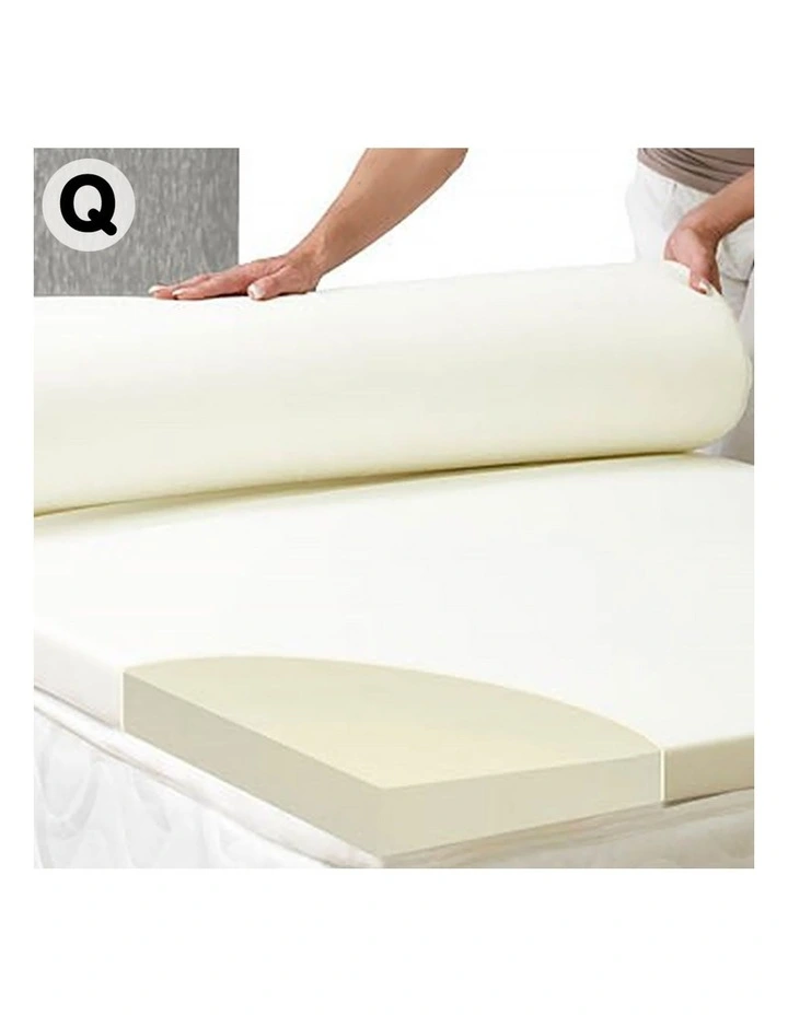 Laura Hill High Density 5cm Mattress Foam Topper Queen 4 Laura Hill High Density 5cm Mattress Foam Topper Queen - Image 2
