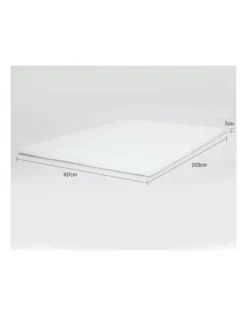 Laura Hill High Density 7cm Mattress Foam Topper King Single -Linen House Shop 940294720 7 720x928