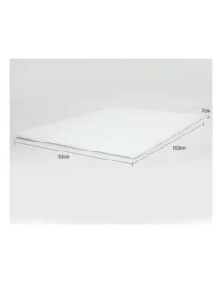 Laura Hill High Density 7cm Mattress Foam Topper Queen -Linen House Shop 940294900 7 720x928