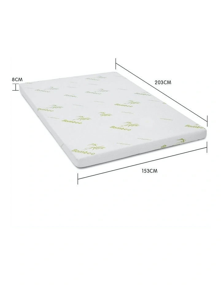 Laura Hill Cool Gel 8cm Memory Foam Mattress Topper Queen 9 Laura Hill Cool Gel 8cm Memory Foam Mattress Topper Queen - Image 7