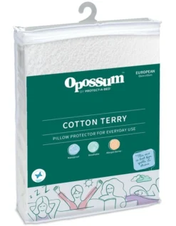 Cotton Terry Waterproof European Pillow Protector