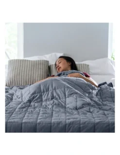 Royal Comfort Weighted Blanket 7KG Queen Size In Grey -Linen House Shop 946770310 4 720x928