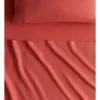 Abbotson Fitted Sheet In Washed Red 2 Abbotson Fitted Sheet In Washed Red -Linen House Shop 949489480 1 720x928
