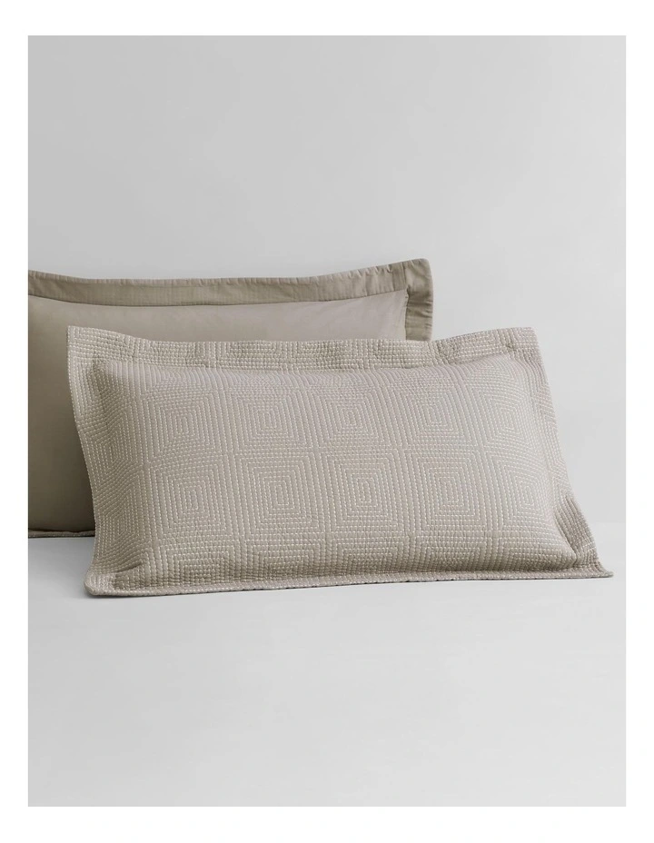 Beechwood Tailored Sham In Dust 3 Beechwood Tailored Sham In Dust