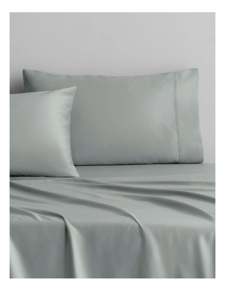 Egyptian Cotton 500tc Twill Sheet Set In Tidal 4 Egyptian Cotton 500tc Twill Sheet Set In Tidal - Image 2