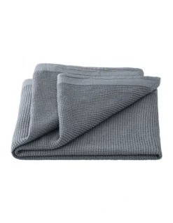 Henney Blanket In Smokey Blue
