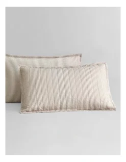 Reilly Stripe Sham In Dust