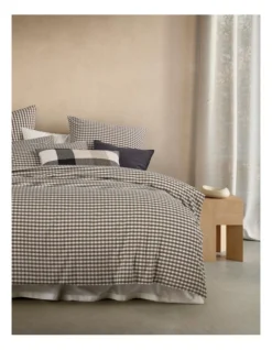 Pirrie Quilt Cover Set In Carbon