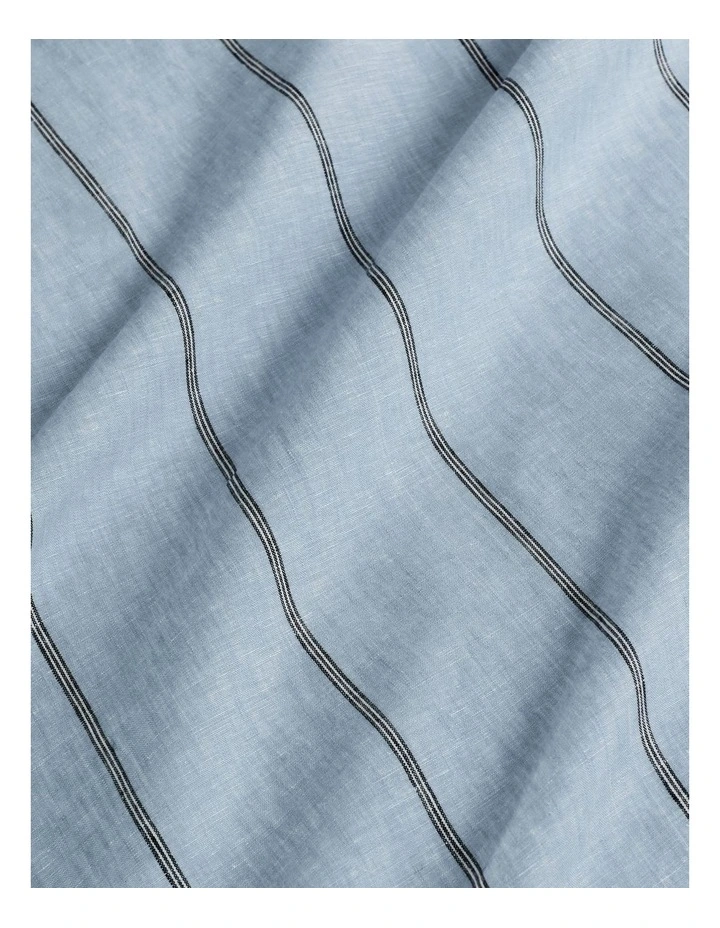 Abbotson Stripe Tailored Pillowcase Pair In Spa 5 Abbotson Stripe Tailored Pillowcase Pair In Spa - Image 3