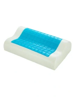 Gel-Infused Contoured Memory Foam Pillow Single Pack -Linen House Shop 950986270 4 1 720x928