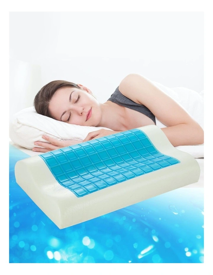Gel-Infused Contoured Memory Foam Pillow Twin Pack 4 Gel-Infused Contoured Memory Foam Pillow Twin Pack - Image 2