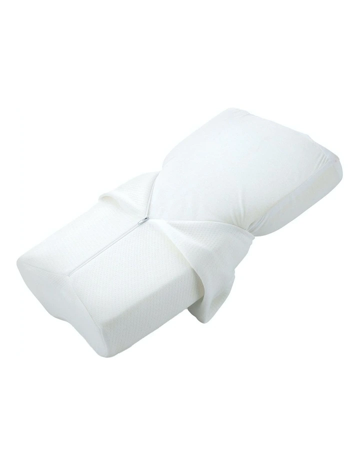 Gel-Infused Contoured Memory Foam Pillow Twin Pack 6 Gel-Infused Contoured Memory Foam Pillow Twin Pack - Image 4