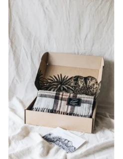 Heritage Collection Recycled Wool Scottish Tartan Blanket In Winter -Linen House Shop 951296680 4 720x928