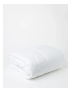 Heritage Stain Resistant Mattress Protector In White -Linen House Shop 951755680 2 720x928