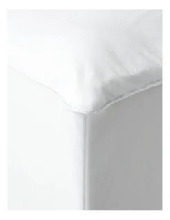 Heritage Stain Resistant Mattress Protector In White -Linen House Shop 951755680 3 720x928
