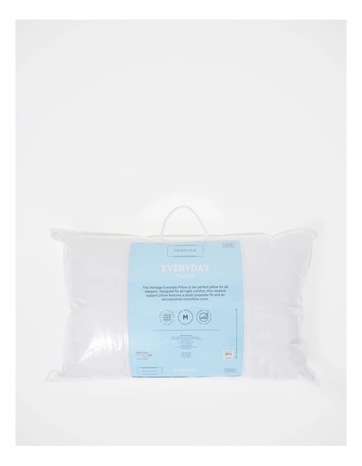 Heritage Everyday Pillow In White 3 Heritage Everyday Pillow In White