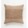 Belongil Looped Panel Cushion 55x55cm In Natural -Linen House Shop 957464380 1 720x928