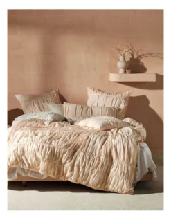 Linen House Layla Quilt Cover Set In Pink