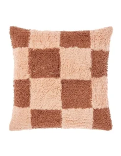 Linen House Blake Cushion In Clay